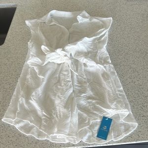 White Cover Up Dress- Cupshe